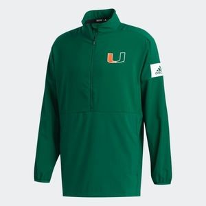 ADIDAS MIAMI HURRICANES GAME MODE SWEATSHIRT NWT